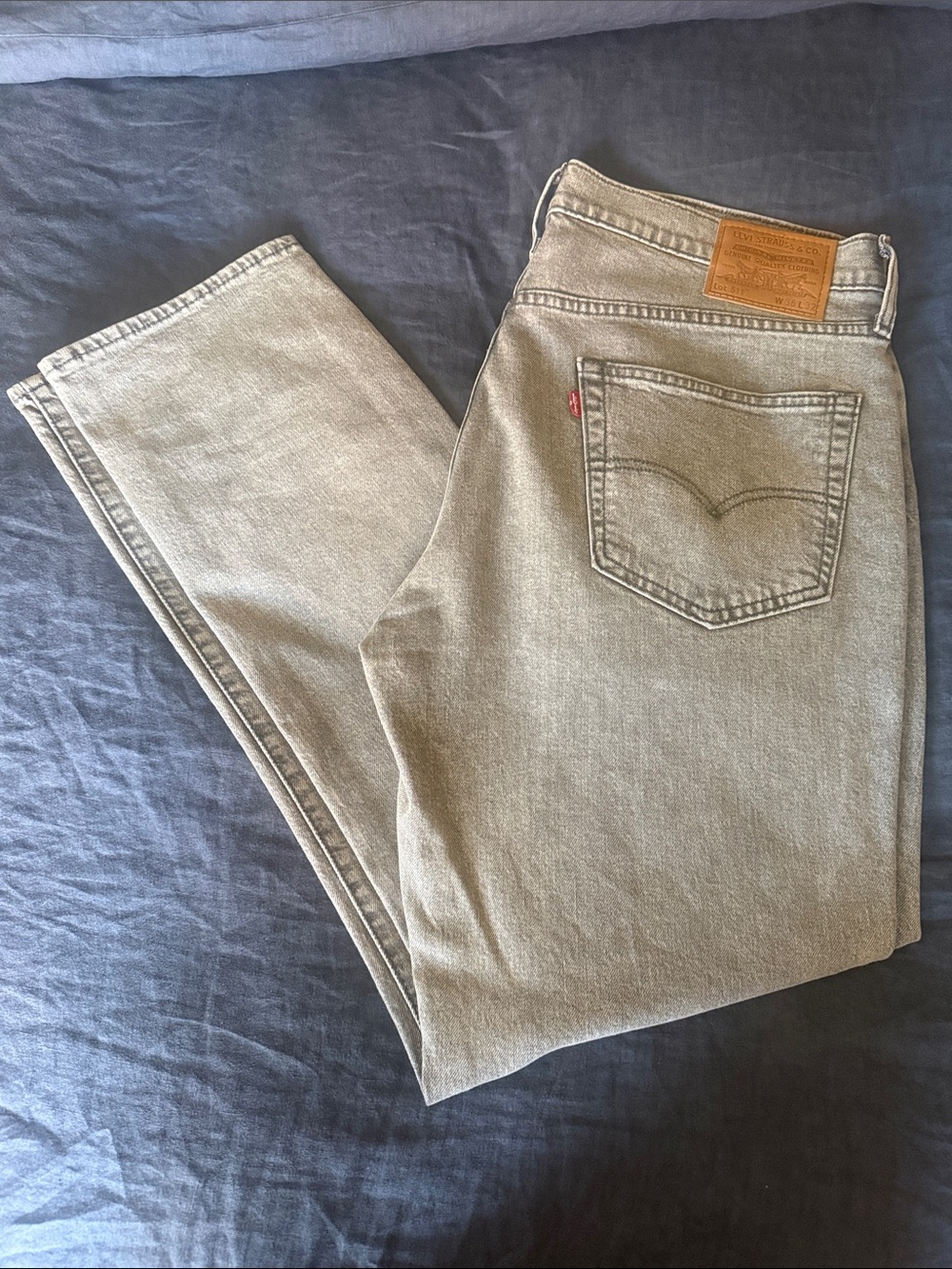Levi's Men's Straight Jeans in gray Denim